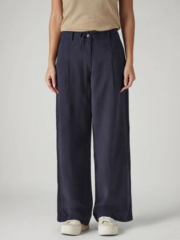 Levi's - Womens Navy Blue Pleated Palazzo