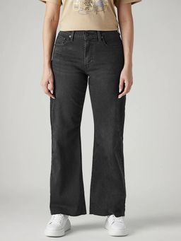 Levi's - Womens Black Solid Jeans