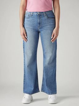 Levi's - Womens Blue Solid Jeans