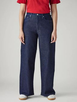 Levi's - Womens Blue Solid Jeans