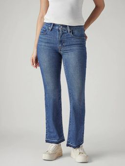 Levi's - Womens Blue Solid Jeans