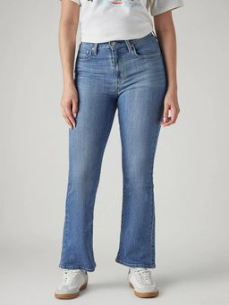 Levi's - Womens Blue Solid Jeans