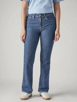 Levi's - Womens Blue Solid Jeans