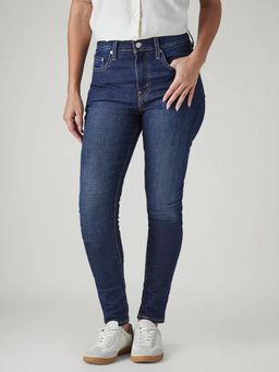 Levi's - Womens Blue Solid Jeans