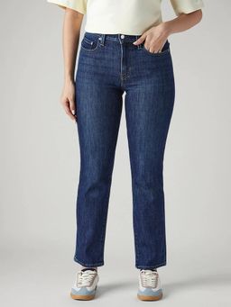 Levi's - Womens Blue Solid Jeans