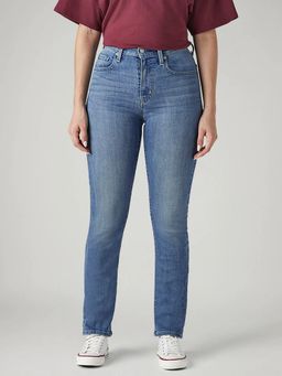 Levi's - Womens Blue Solid Jeans