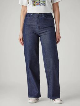 Levi's - Womens Blue Solid Jeans