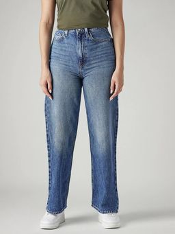 Levi's - Womens Blue Solid Jeans