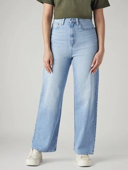 Levi's - Womens Blue Solid Jeans