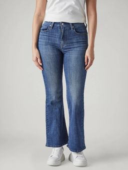 Levi's - Womens Blue Solid Jeans