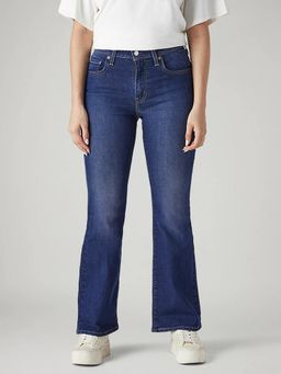 Levi's - Womens Blue Solid Jeans