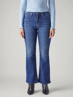 Levi's - Womens Blue Solid Jeans