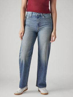 Levi's - Womens Blue Solid Jeans