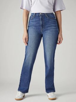Levi's - Womens Blue Solid Jeans