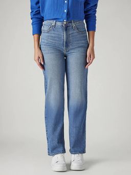 Levi's - Womens Blue Solid Jeans