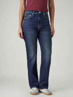 Levi's - Womens Blue Solid Jeans