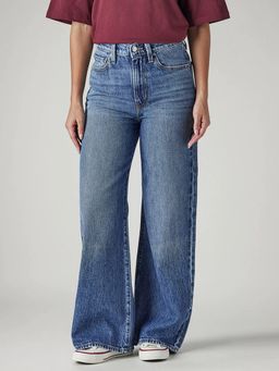 Levi's - Womens Blue Solid Jeans