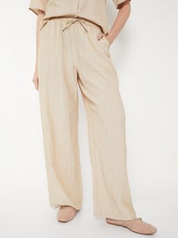 max - Womens Textured Relaxed Fit Trouser