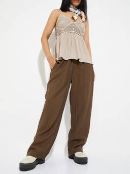 max - ALAYA F x URB_N Textured Trouser