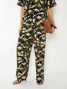 max - Womens Floral Print Trouser