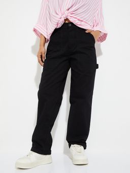 max - URB_N Womens Solid Carpenter Trouser