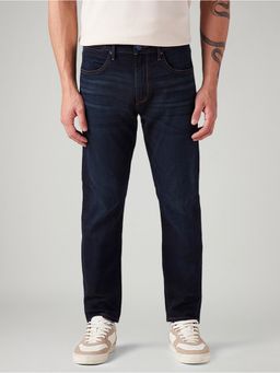 Levi's - Men's 512 Dark-Blue Slim Tapered Fit Mid Rise Jeans