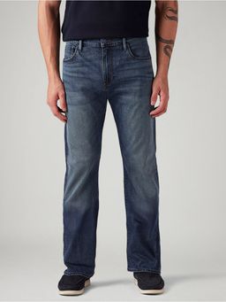 Levi's - Men's 517 Blue Bootcut Fit Mid Rise Jeans