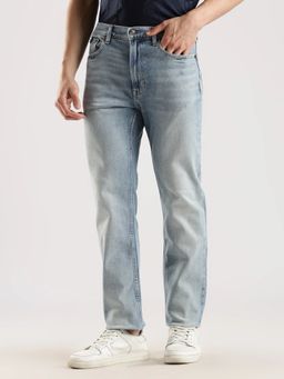 Calvin Klein - Light-Wash Slim Fit Mid Rise Jeans