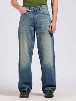 Calvin Klein - Light-Wash Loose Fit Mid Rise Jeans