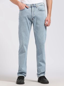 Calvin Klein - Light-Wash Regular Fit Mid Rise Jeans