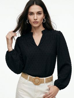 Outzidr - Black Textured Regular Top