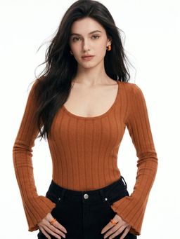 Outzidr - Rust Solid Fitted Top