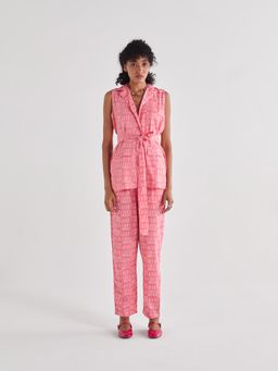 Prakriti Jaipur - Pink Spinner Co-Ord (Set of 3)