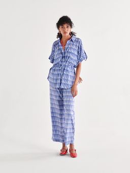 Prakriti Jaipur - Purple See-Saw Co-Ord (Set of 2)