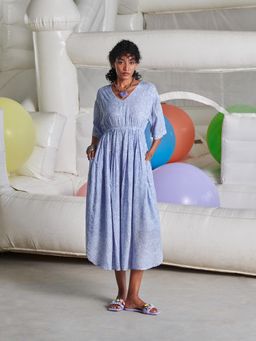 Prakriti Jaipur - Lavender Carousel Midi Dress