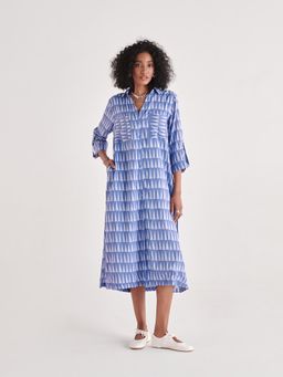 Prakriti Jaipur - Purple See-Saw Midi Dress