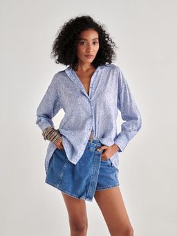 Prakriti Jaipur - Lavender Carousel Shirt