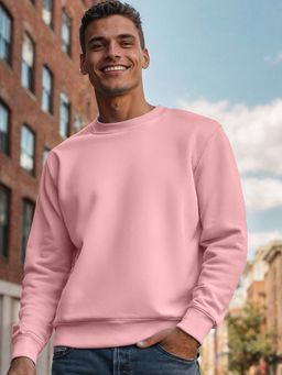 Bewakoof - Men's Pink Sweatshirt