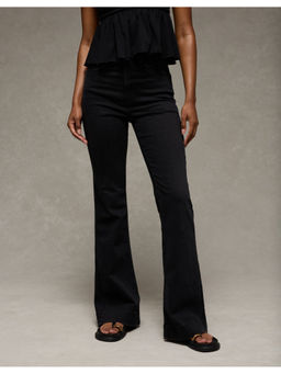 American Eagle - Black Super High-Waisted Jeans