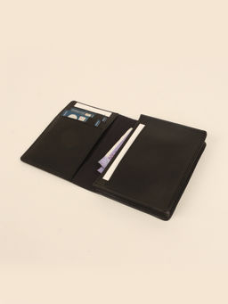 The House Of Ganges - Norton Vegan Leather Card Holder-Black (S)