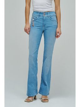 Salsa Jeans - Secret Straight Pocket Detail Blue Jeans