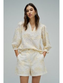 Salsa Jeans - White Embroidered Top