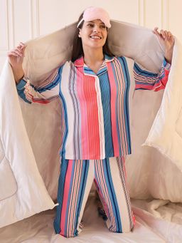 Sweet Dreams - Blue Stripes Shirt and Pyjama