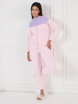 Sweet Dreams - Pink Colorblock Sweatshirt and Pant