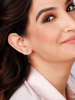 GIVA - Sterling Silver Happiness In A Vase Earrings for Womens