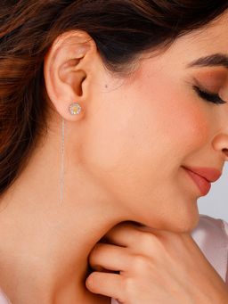 GIVA - Sterling Silver White Daisy Earrings for Womens