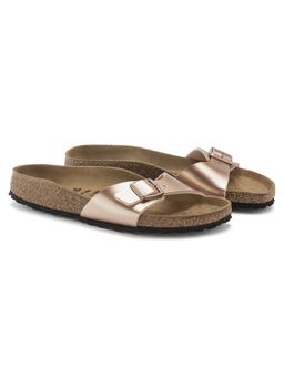 Birkenstock - Madrid Copper Narrow Width Women One-Strap Flats