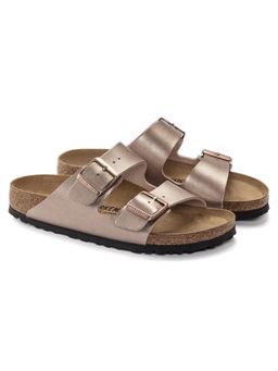 Birkenstock - Arizona Copper Narrow Width Women Two-Strap Flats