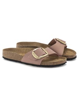 Birkenstock - Madrid Big Buckle Old Rose Narrow Width Women One-Strap Flats