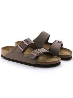 Birkenstock - Brown Arizona Solid Narrow Width Sandals